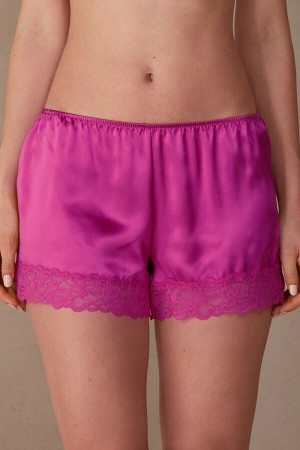 Intimissimi Silk Shorts Lyserød | EDKVG45054